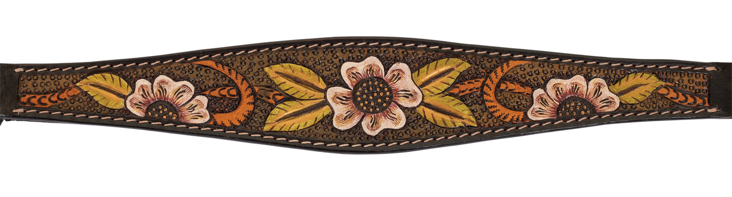Circle Y Dogwood Flower Breast Collar - Coffman Tack