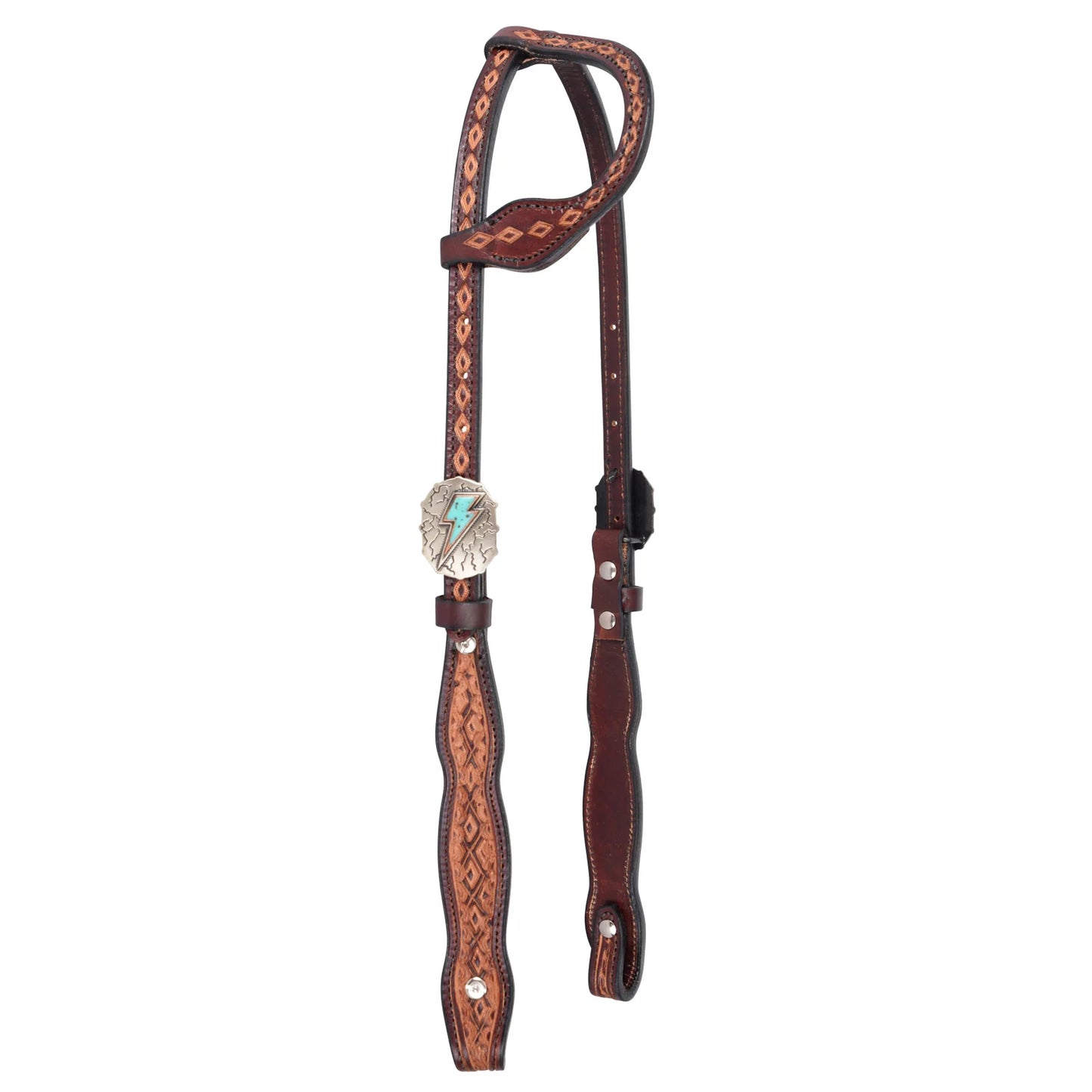 Circle Y Montana Vintage One Ear Headstall - Coffman Tack