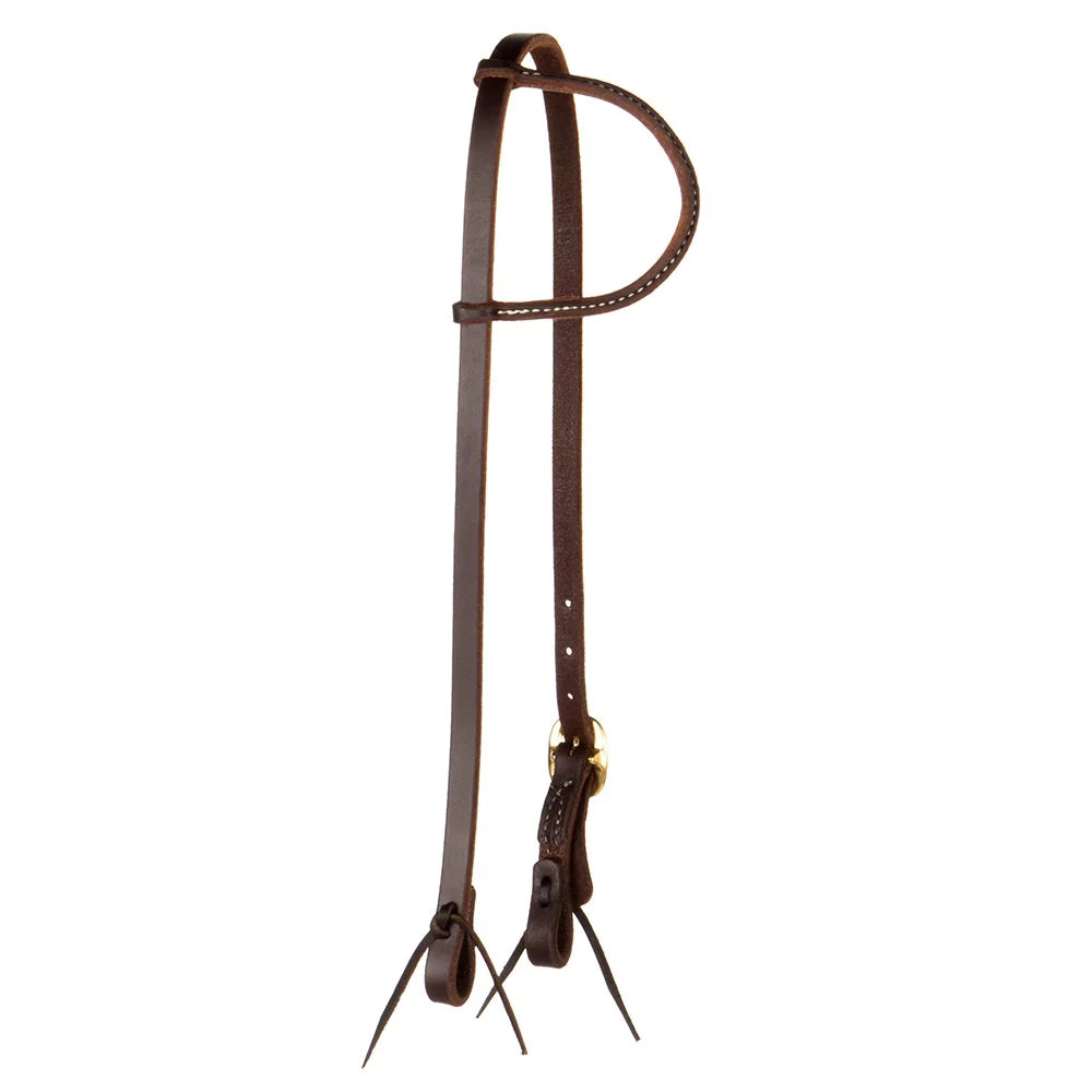 Berlin Custom Leather NRS Tack Single Rolled Ear Headstall - Coffman Tack