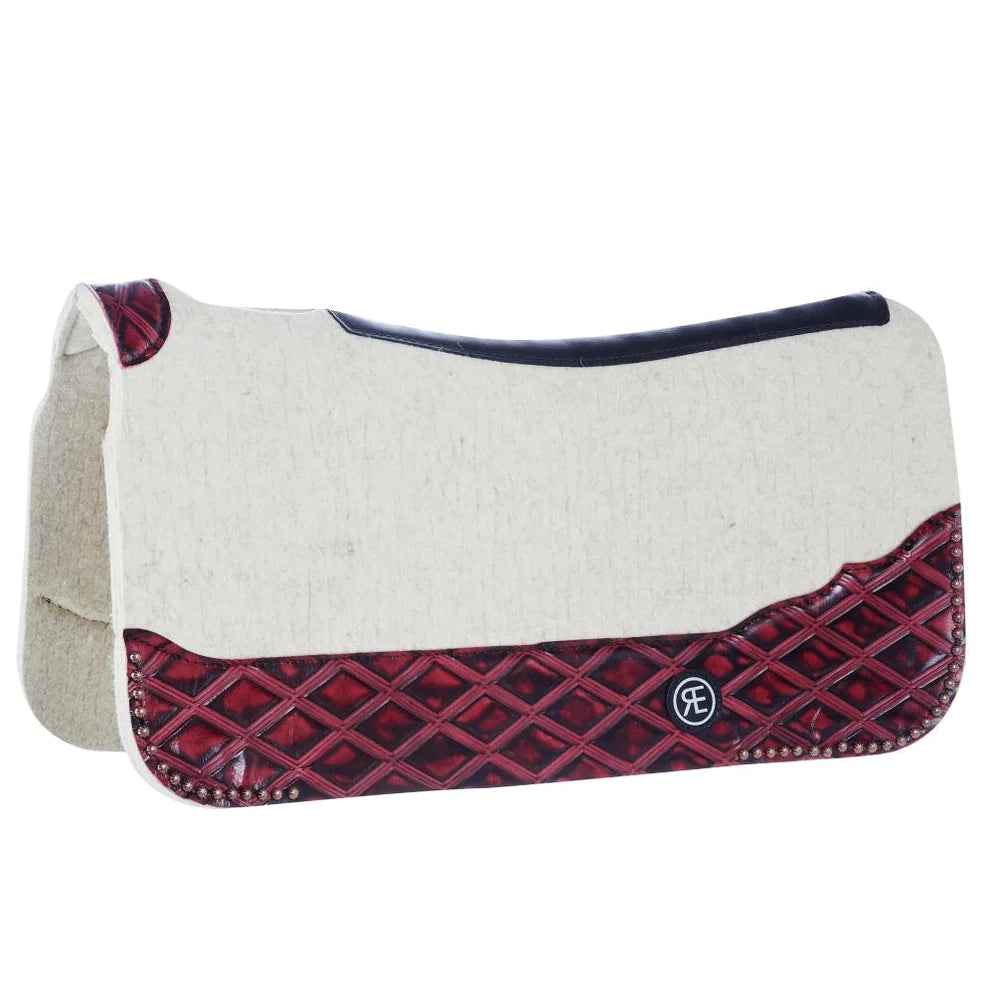 Reinsman APEX Performance 3/4" Ruby Diamond Saddle Pad - Coffman Tack