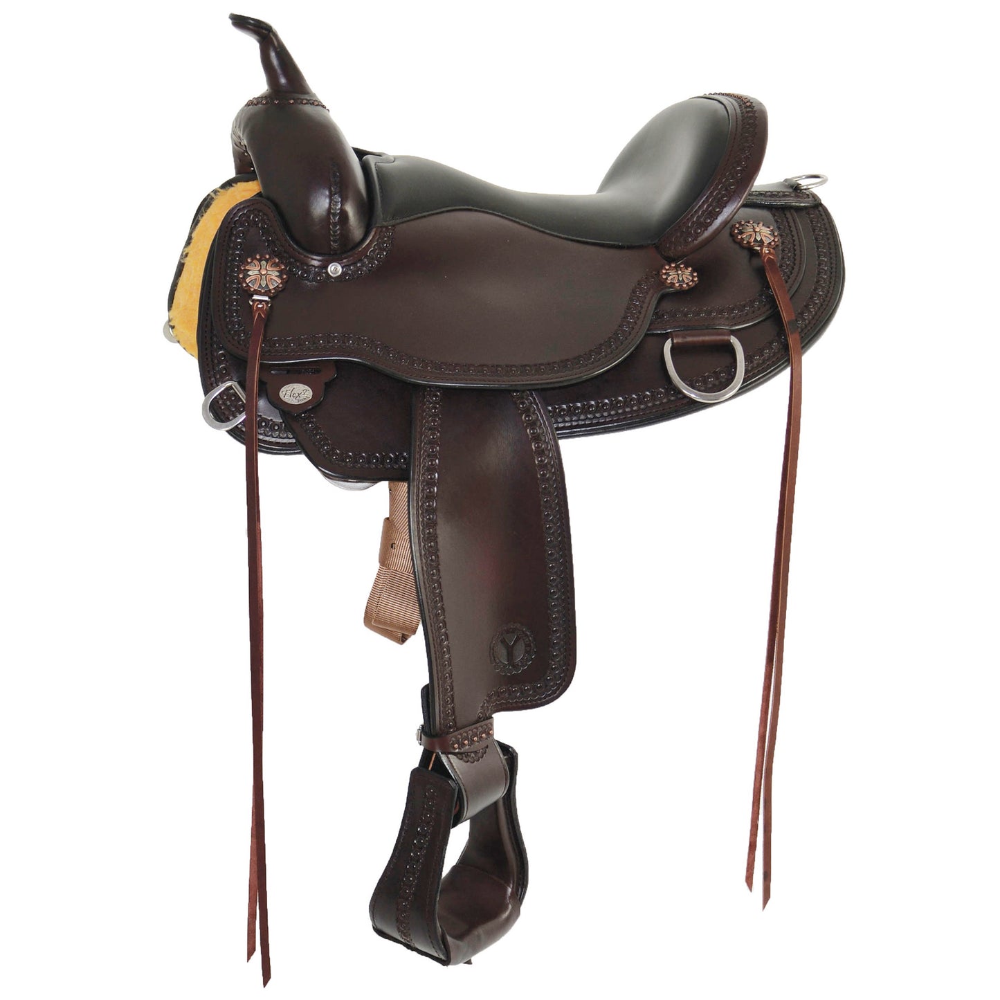 Circle Y 1565 Copper Mine Flex 2 Trail Saddle - Coffman Tack