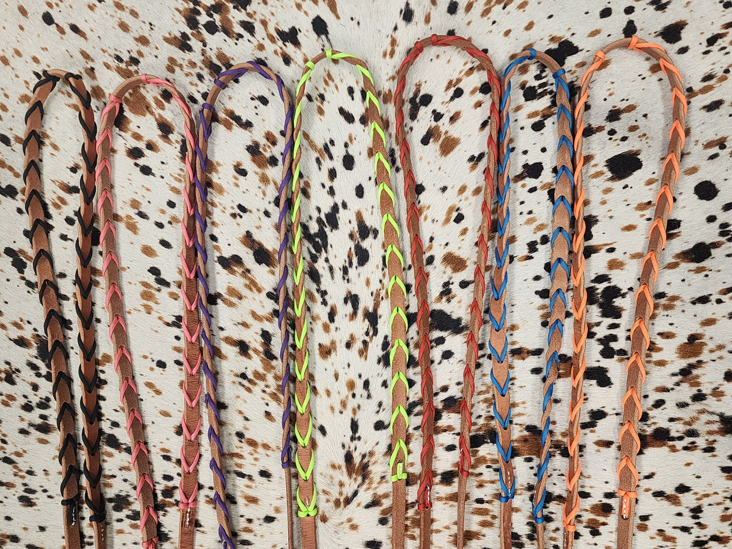 Paracord Lace Barrel Reins - Coffman Tack