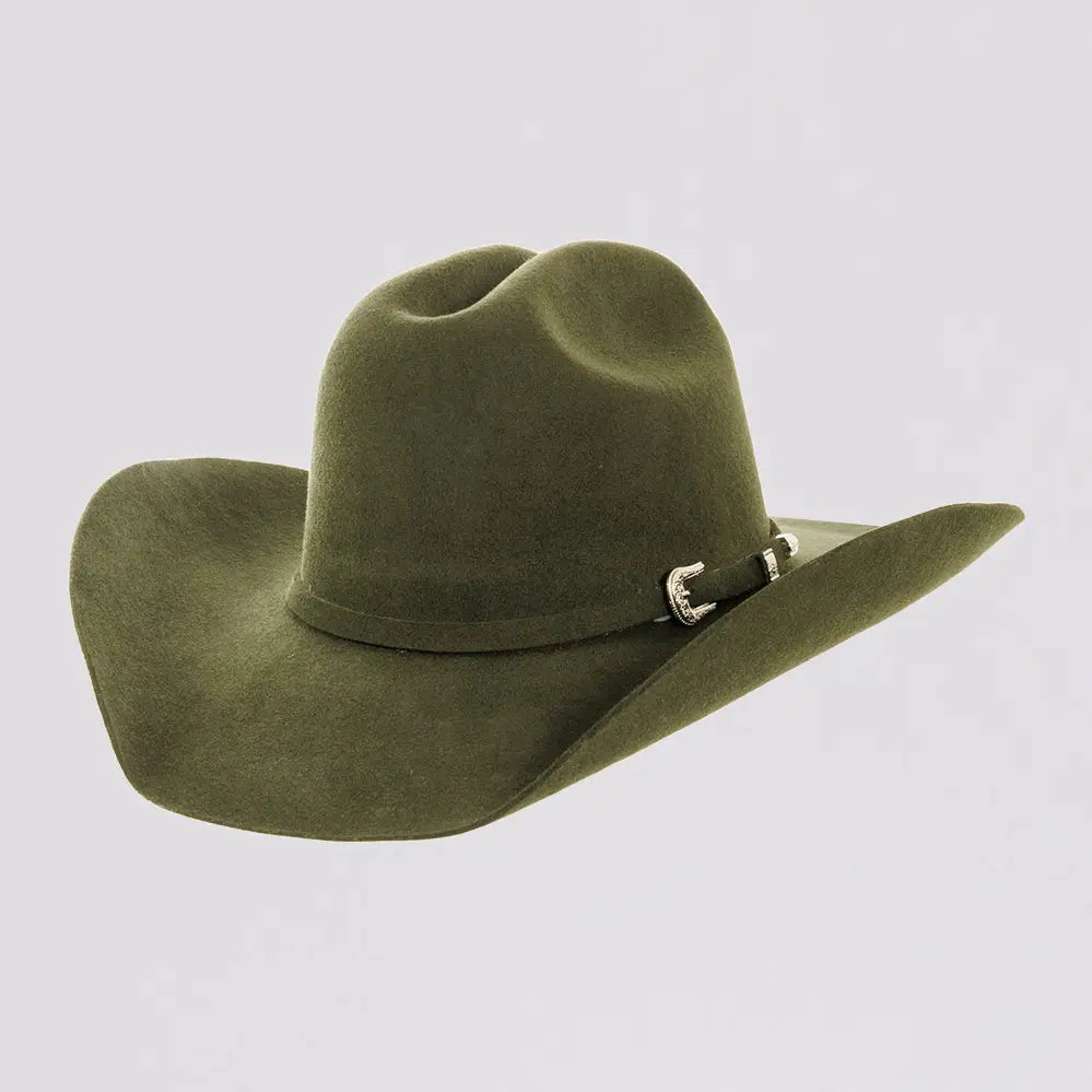Wool Felt Western Cowboy Hat - Style Cattleman
