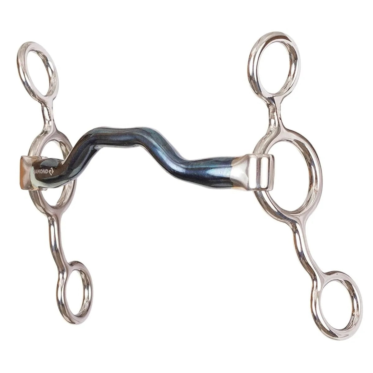 Reinsman Diamond R Junior Cowhorse Solid Low Port Bit - Coffman Tack
