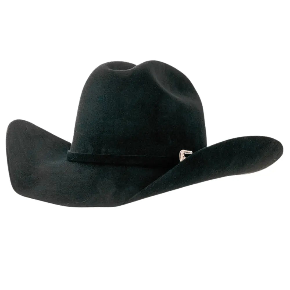 American Hat Makers Cattleman Felt Black Cowboy Hat