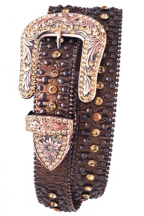 Womens Bling Belt - Coffman Tack