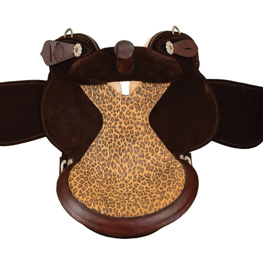 Circle Y 6832 Galaxy Barrel Choc Suede Saddle - Coffman Tack