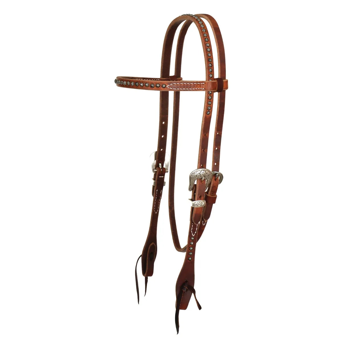 Reinsman Rosewood Spot Browband Headstall - Coffman Tack