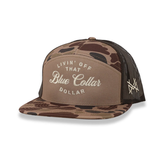 Blue Collar Dollar Trucker Hat