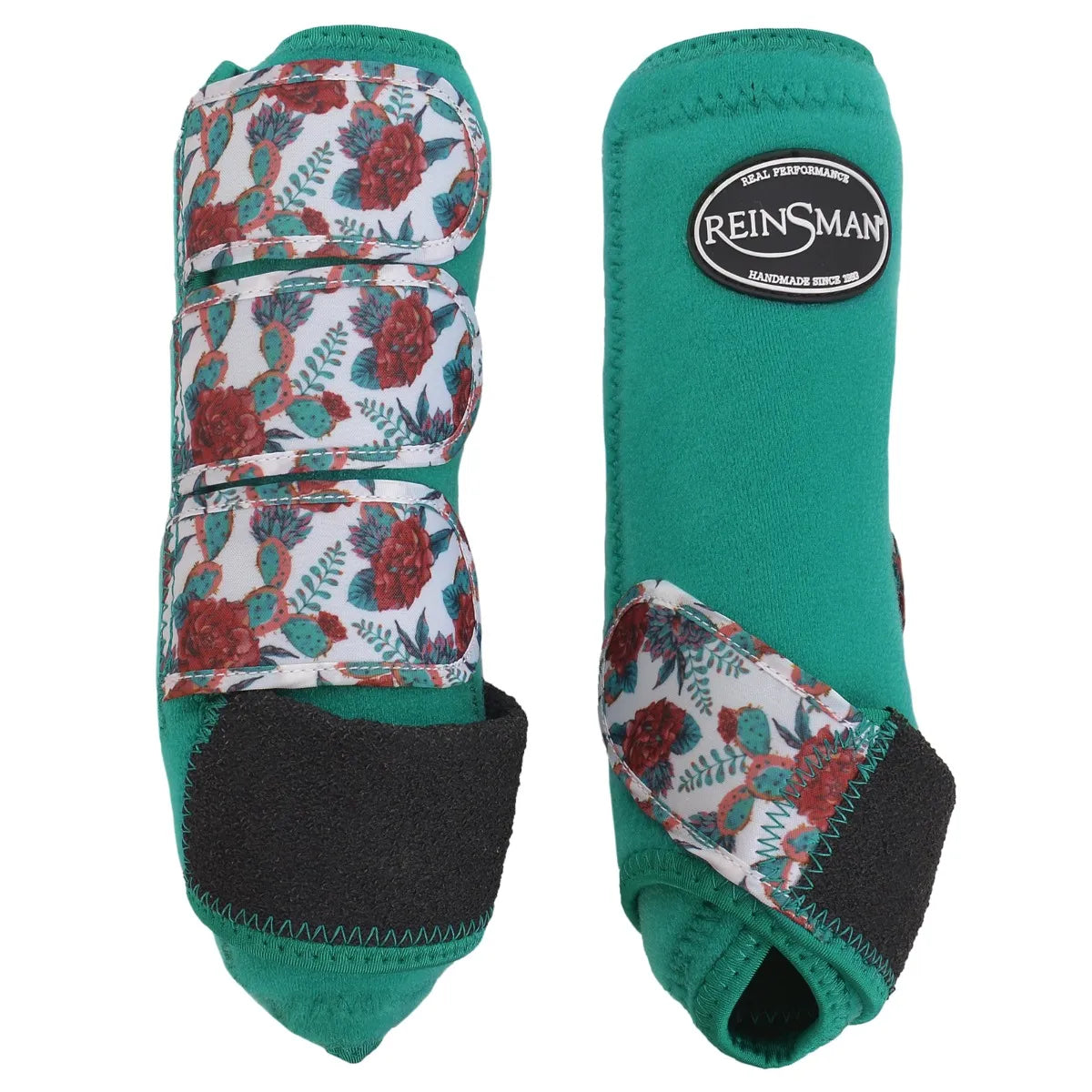 Reinsman Apex Sport Boots - Emerald Cactus Rose - Coffman Tack