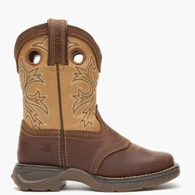 Lil’ Rebel™ by Durango® Little Kids’ Brown Tan Western Boot