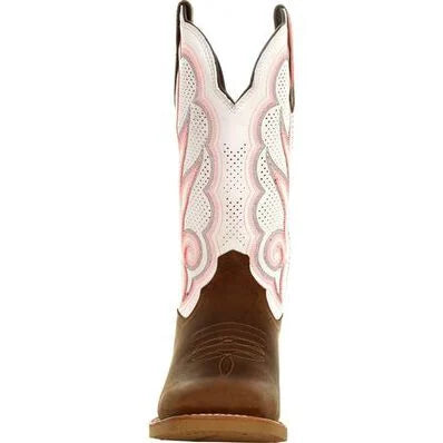 DURANGO® LADY REBEL PRO™ WOMEN'S WHITE VENTILATED WESTERN BOOT - Coffman Tack