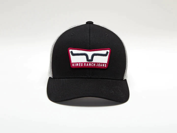Kimes Ranch Extra Crunchy Trucker Black Hat - Coffman Tack