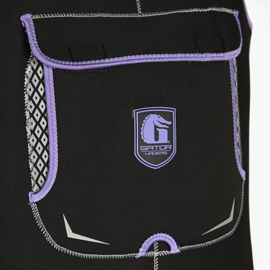 Gator Waders Retro Waders Womens - Black/Purple - Coffman Tack