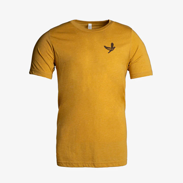 DOVE GRAPHIC TEE Mustard Heather