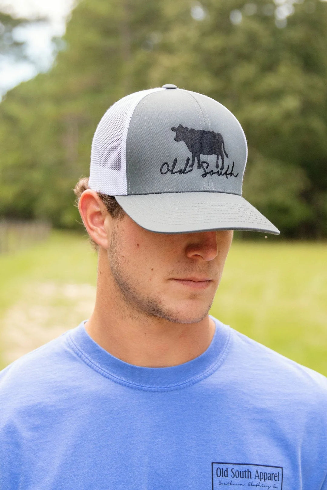 Cow - Trucker Hat - Graphite - Coffman Tack