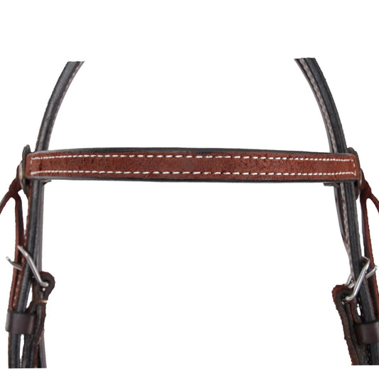 Circle Y Burnett CT Chestnut Brow band