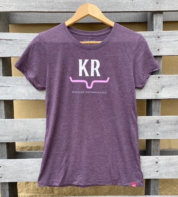 Kimes Ranch Rise Vintage Purple Tee - Coffman Tack