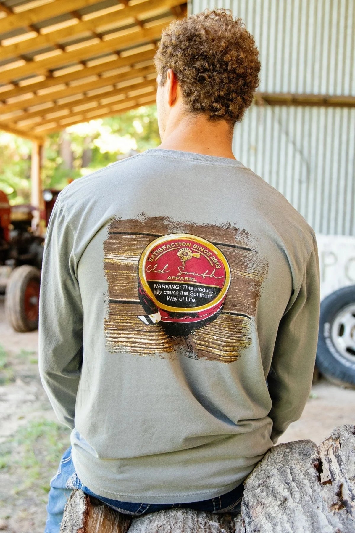 Pinched - Long Sleeve - Grey - Coffman Tack