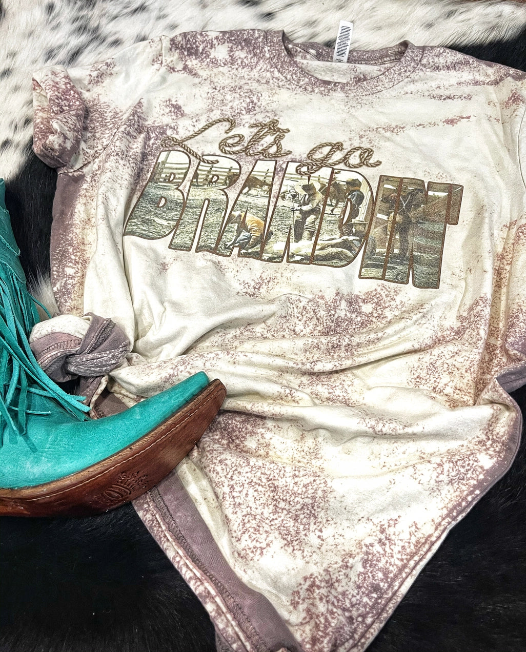 Lets Go Brandin Tee - Coffman Tack