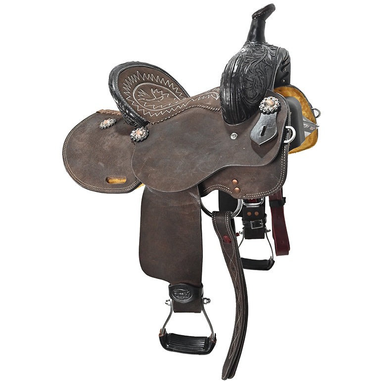 Booker Barrel Racing Saddle By Tough One Saddlery - Coffman Tack