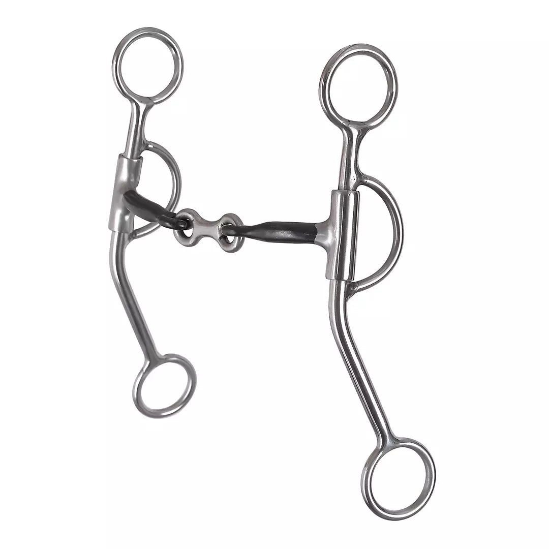 Reinsman Diamond R Curb Sweet Iron 3pc Dog Bone Bit - Coffman Tack