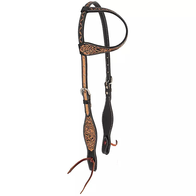 Circle Y Blooming Wild One Ear Headstall - Coffman Tack