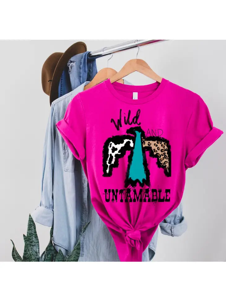 Wild & Untamable Thunderbird Tee - Coffman Tack