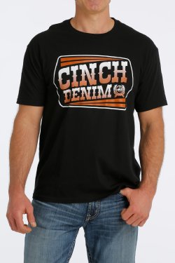 Cinch Denim Tee - Black - Coffman Tack