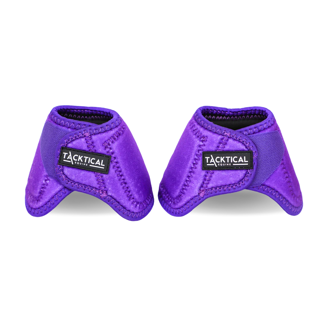 Tacktical Purple Bell boots - Coffman Tack