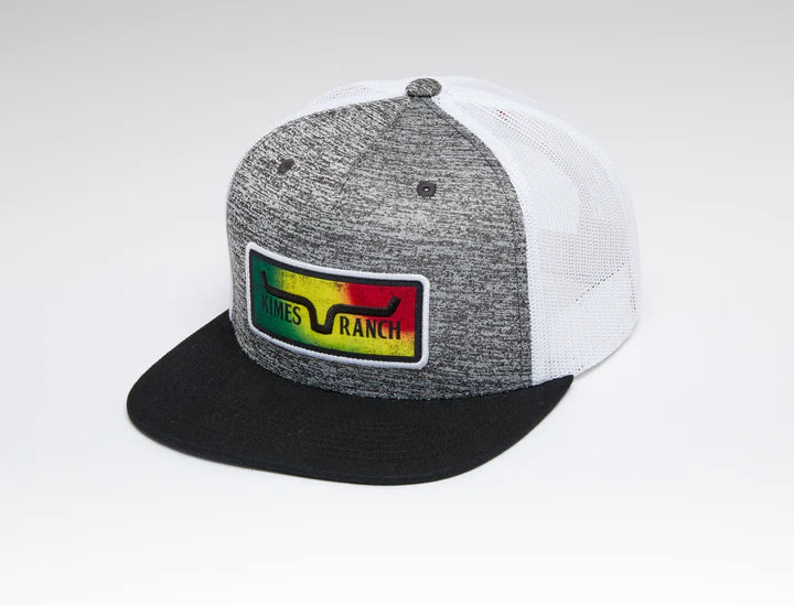 Kimes Ranch Blanket Trucker Grey Heather Hat - Coffman Tack