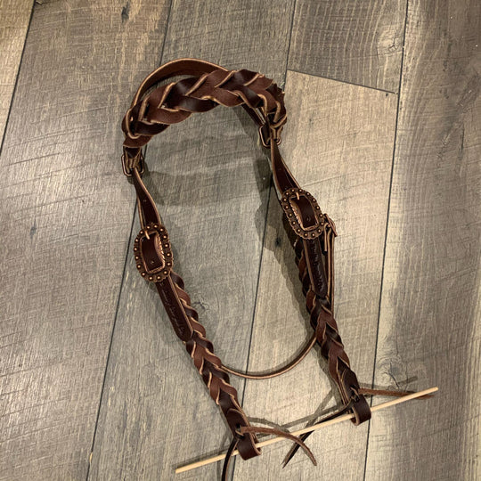 Blood Knot Brow Band Headstall - Coffman Tack
