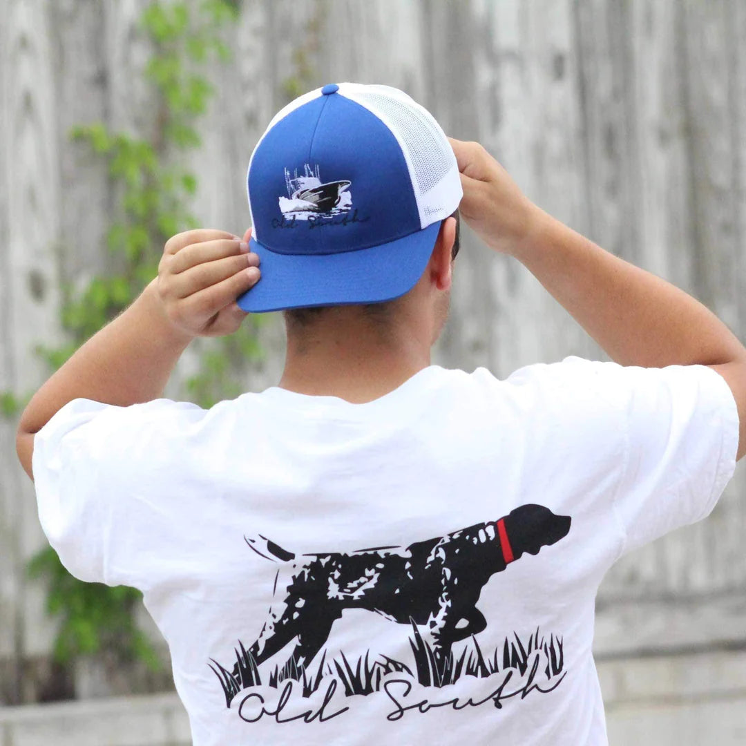 Boat Time - Trucker Hat - Royal Blue - Coffman Tack