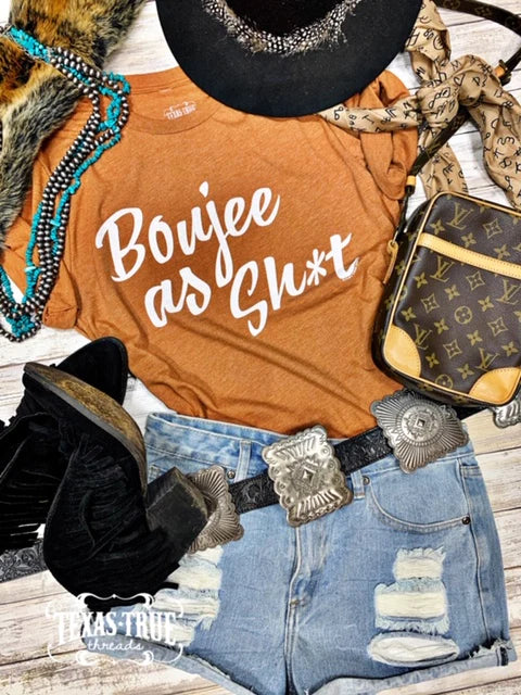 Boujee As Sh*t Tee - Coffman Tack