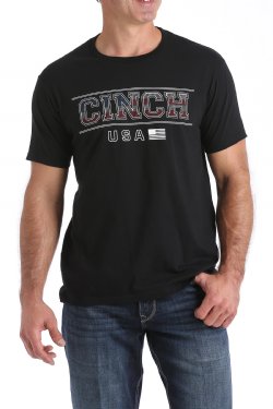 Cinch Classic Logo Tee - Black - Coffman Tack