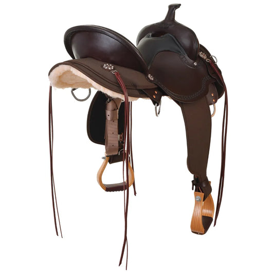 Circle Y Rosebud Cordura Flex Trail Saddle - Coffman Tack