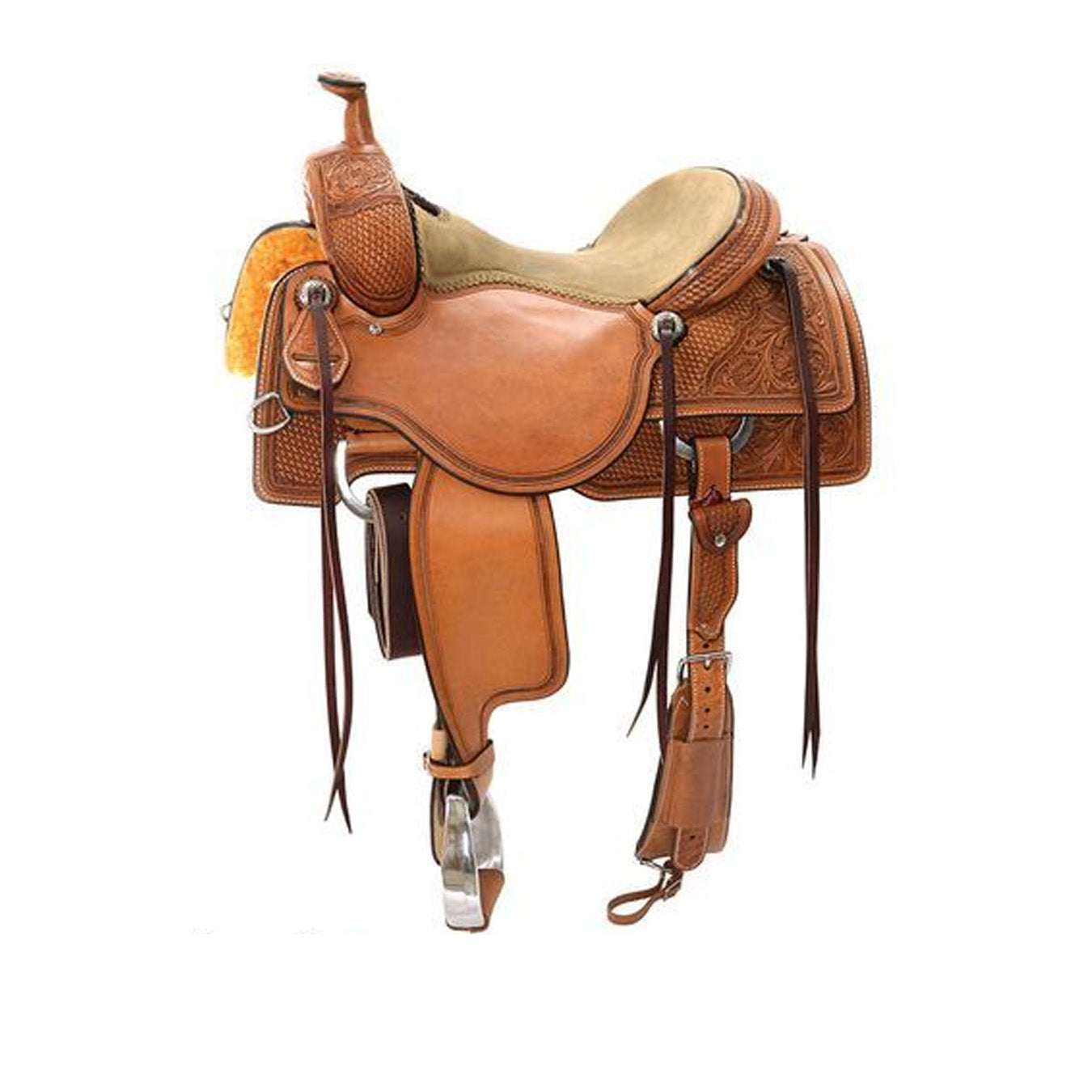 Circle Y 4823 Reinsman Ranch Cutter Colorado Floral Saddle - Coffman Tack