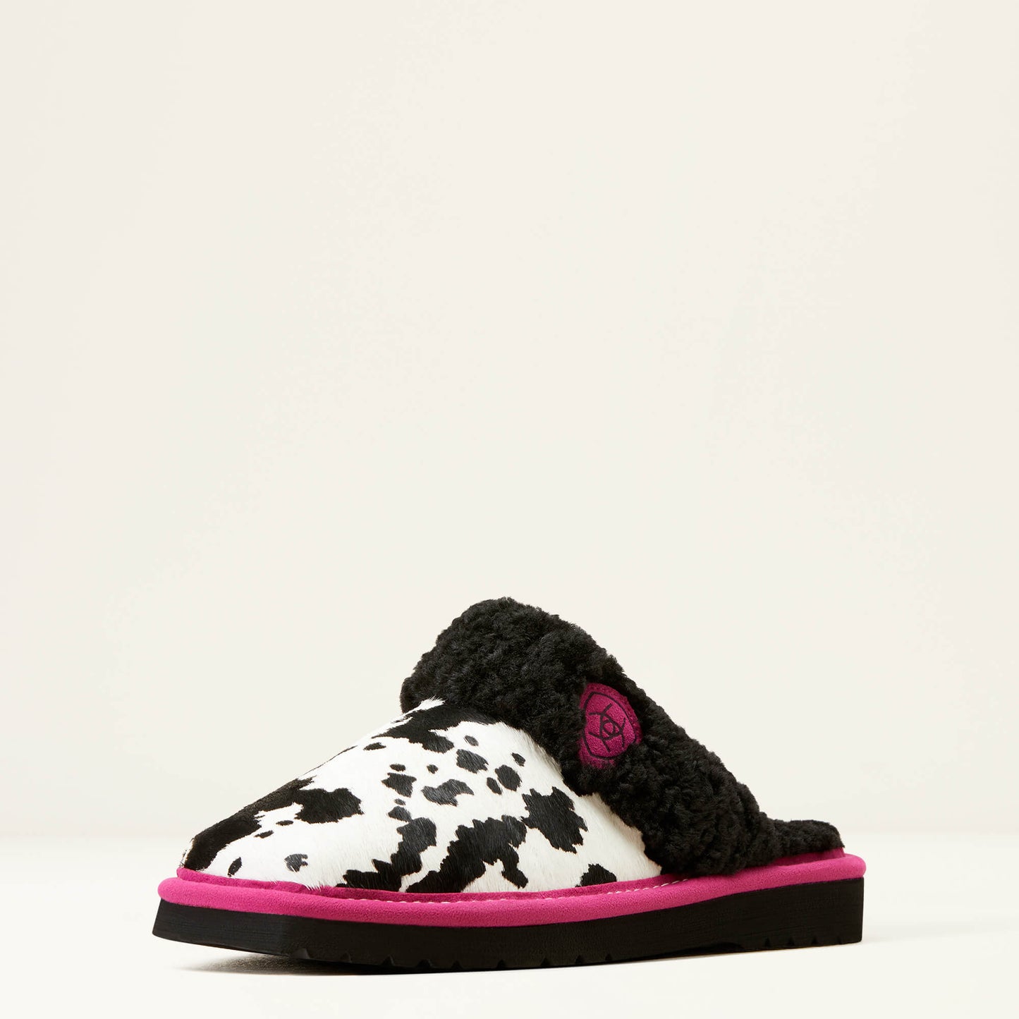 Ariat Jackie Square Toe Pink Pony Slippers - Coffman Tack