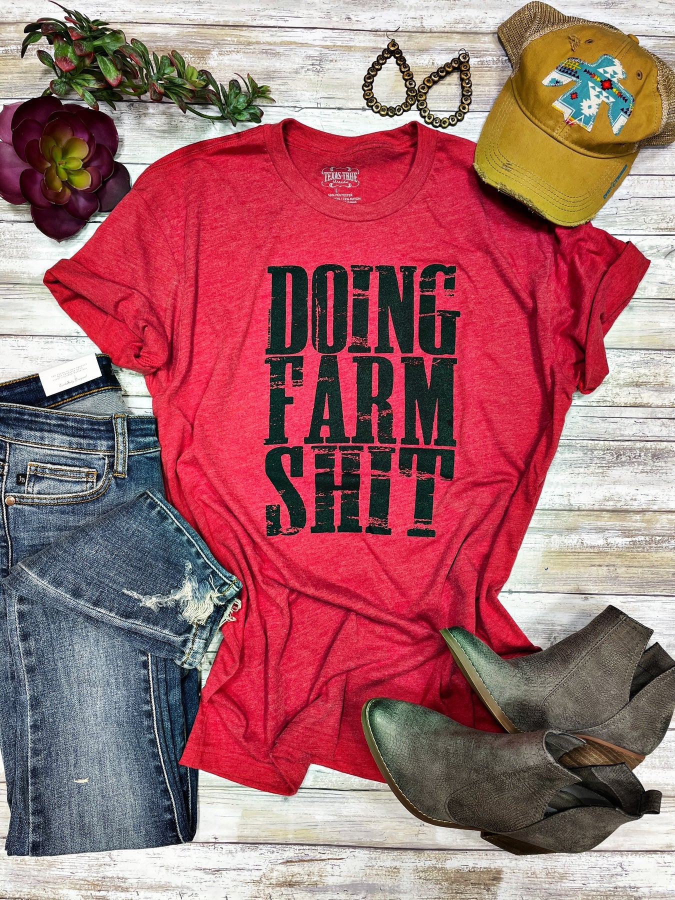 Doing Farm Shit Tee - Coffman Tack