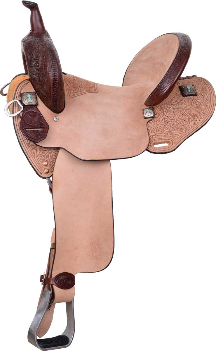 Circle Y 2234 Great Oak Barrel Saddle - Coffman Tack