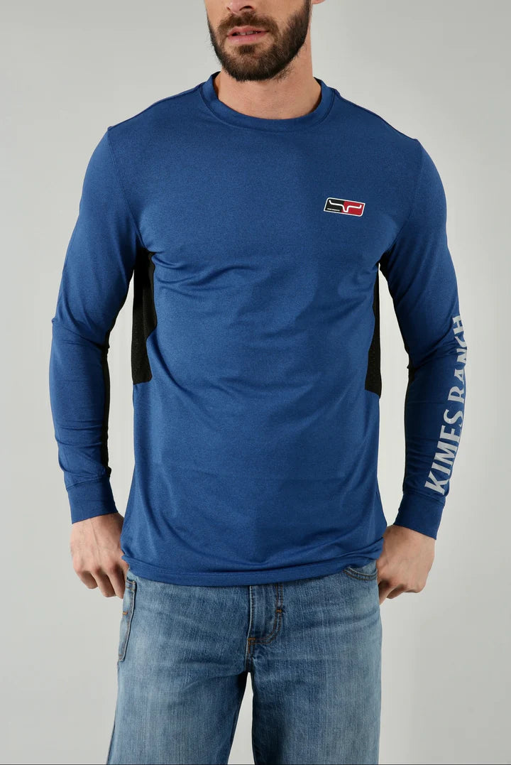 Kimes Ranch K1 Long Sleeve Tech Tee Shirt - Coffman Tack