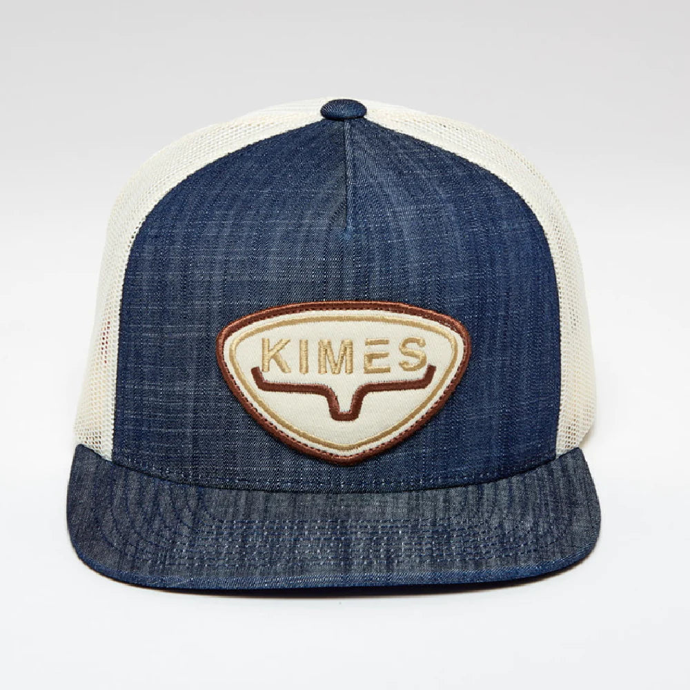 Kimes Ranch Conway Trucker Denim Hat - Coffman Tack