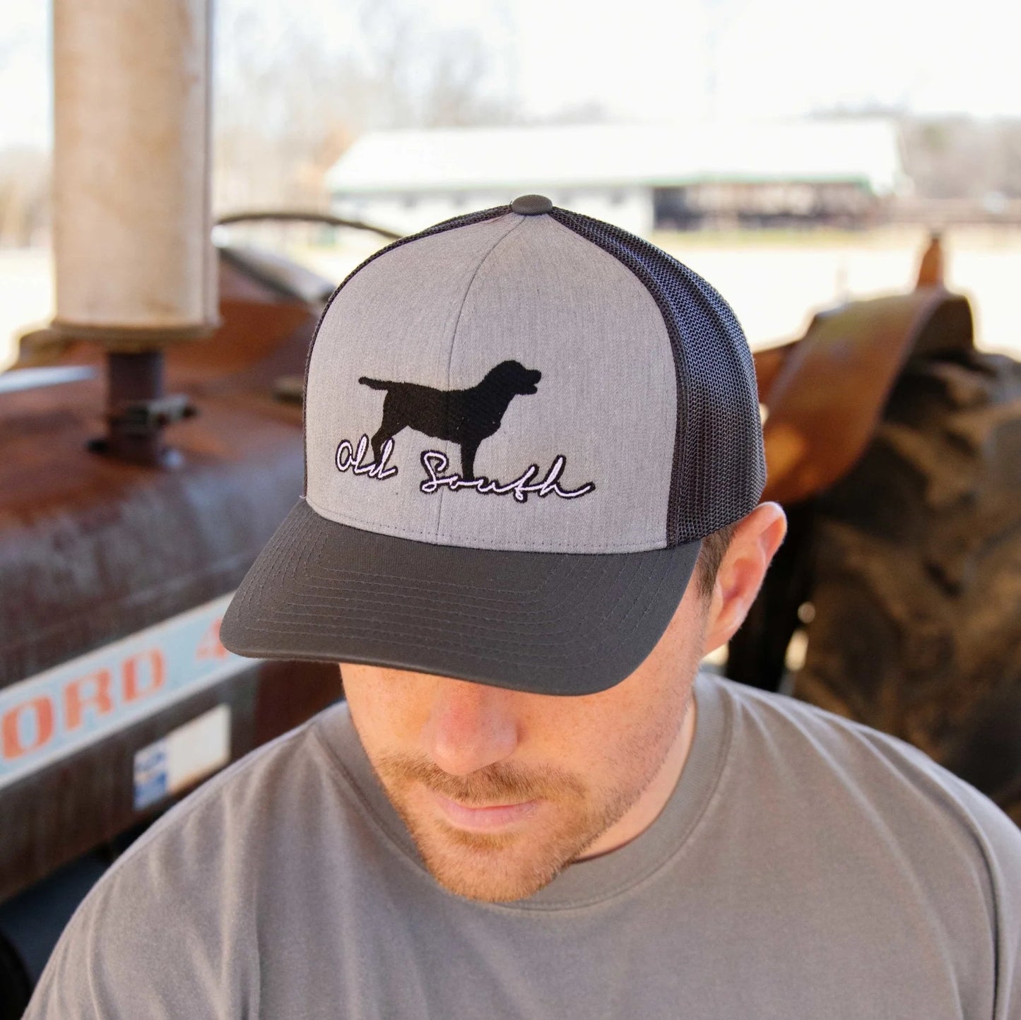 Labrador - Trucker Hat - Heather Grey - Coffman Tack