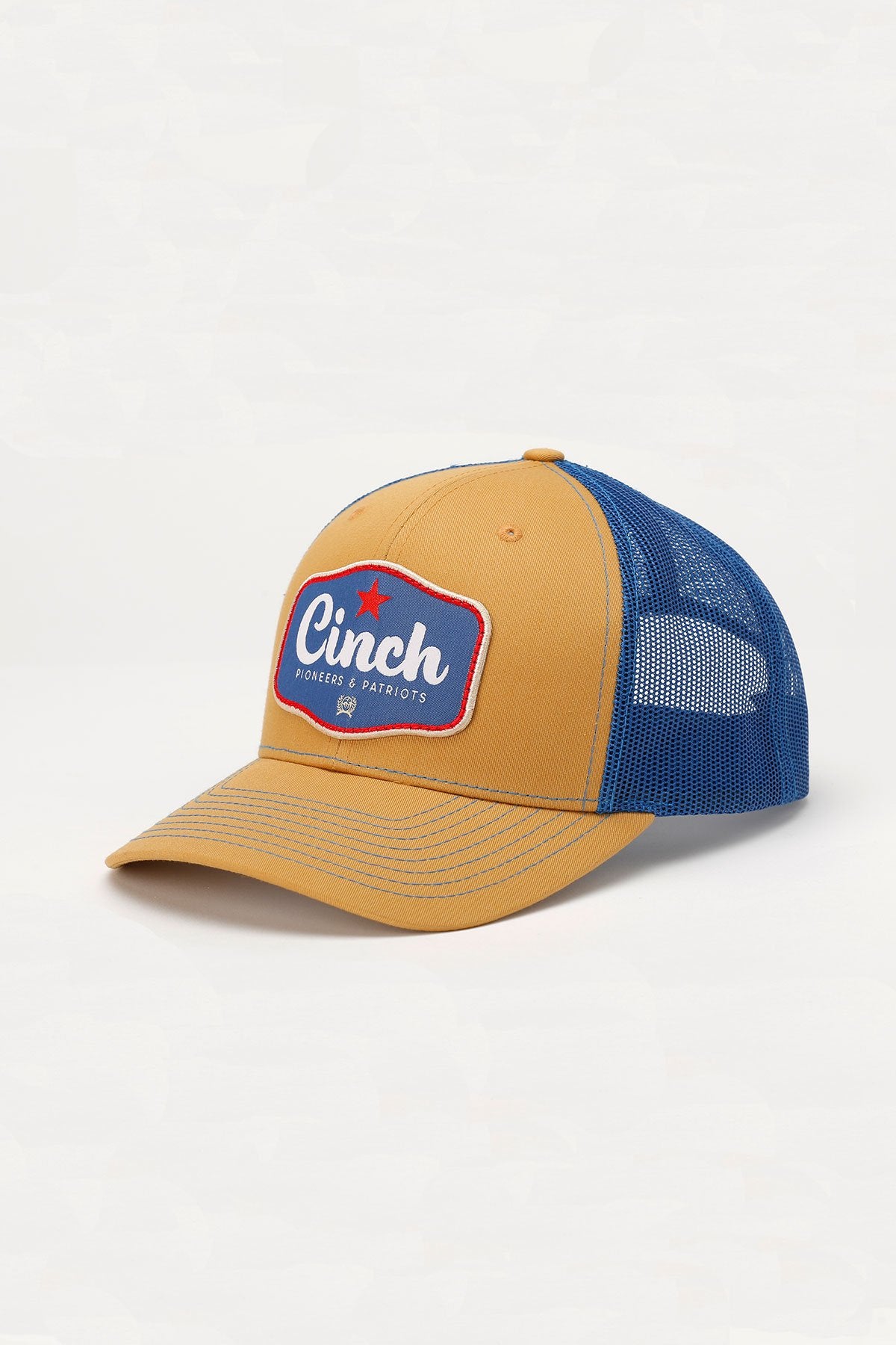Cinch Pioneers And Patriots Cap - Brown/Blue - Coffman Tack