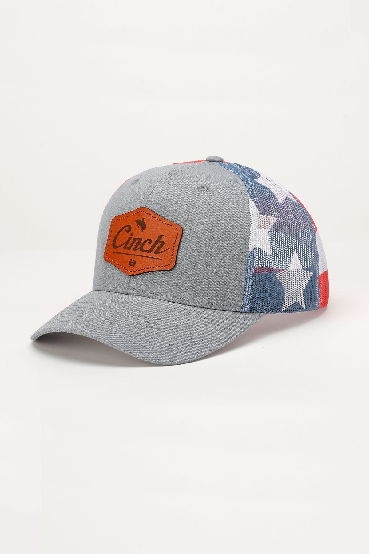 Cinch Stars And Stripes Cap - Gray - Coffman Tack