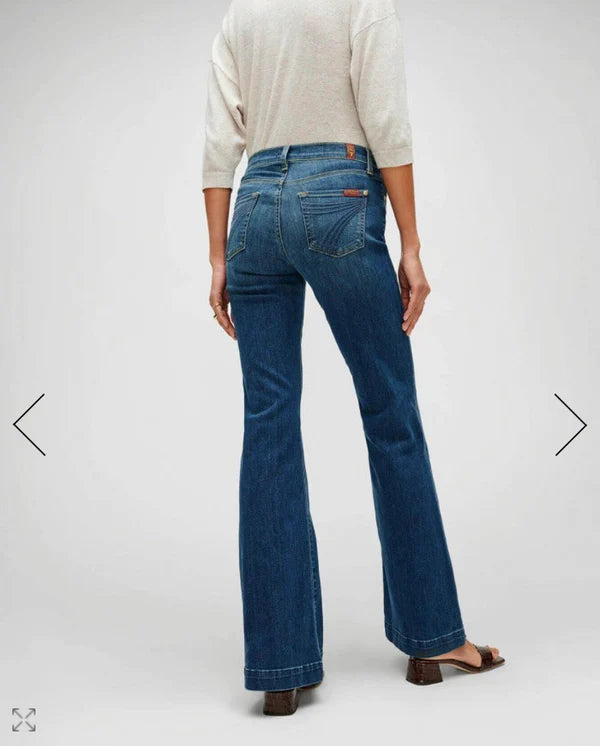 7 For All Mankind Women's Dojo Trouser Tailorless Jeans - Coffman Tack