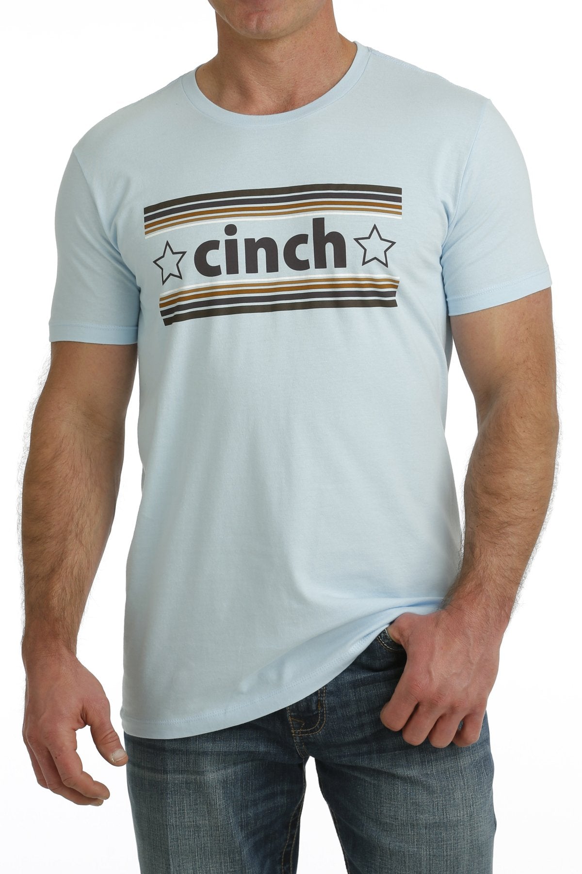 MEN'S CINCH TEE - LIGHT BLUE