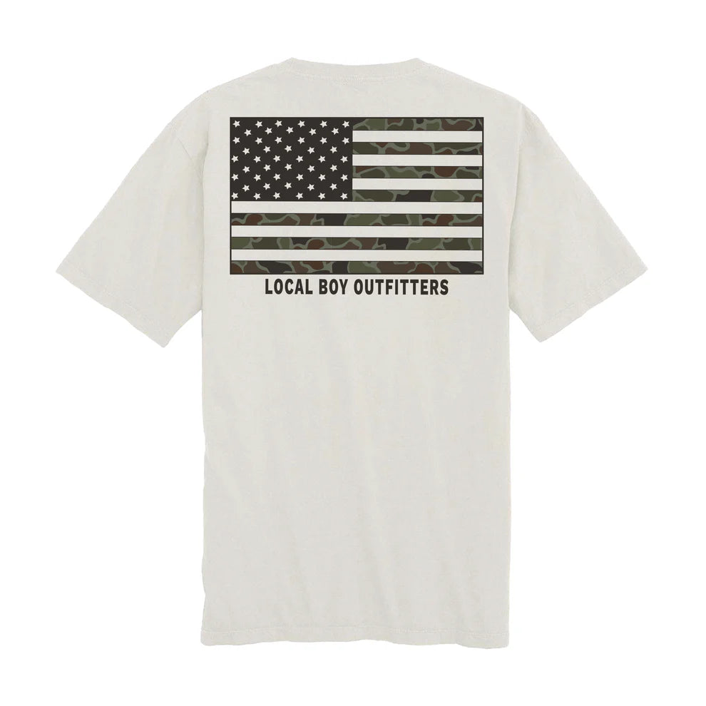 OD Flag T-Shirt-Silver