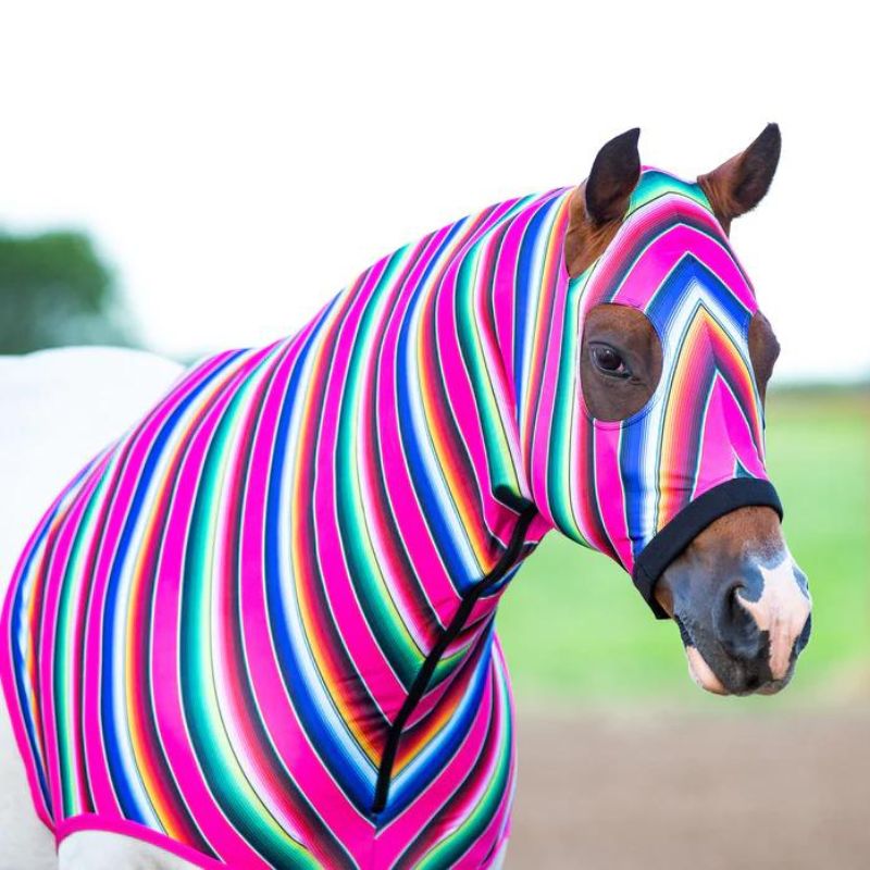 Tacktical Pink Serape Hood - Coffman Tack