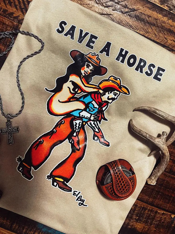 Save A Horse Tee - Coffman Tack
